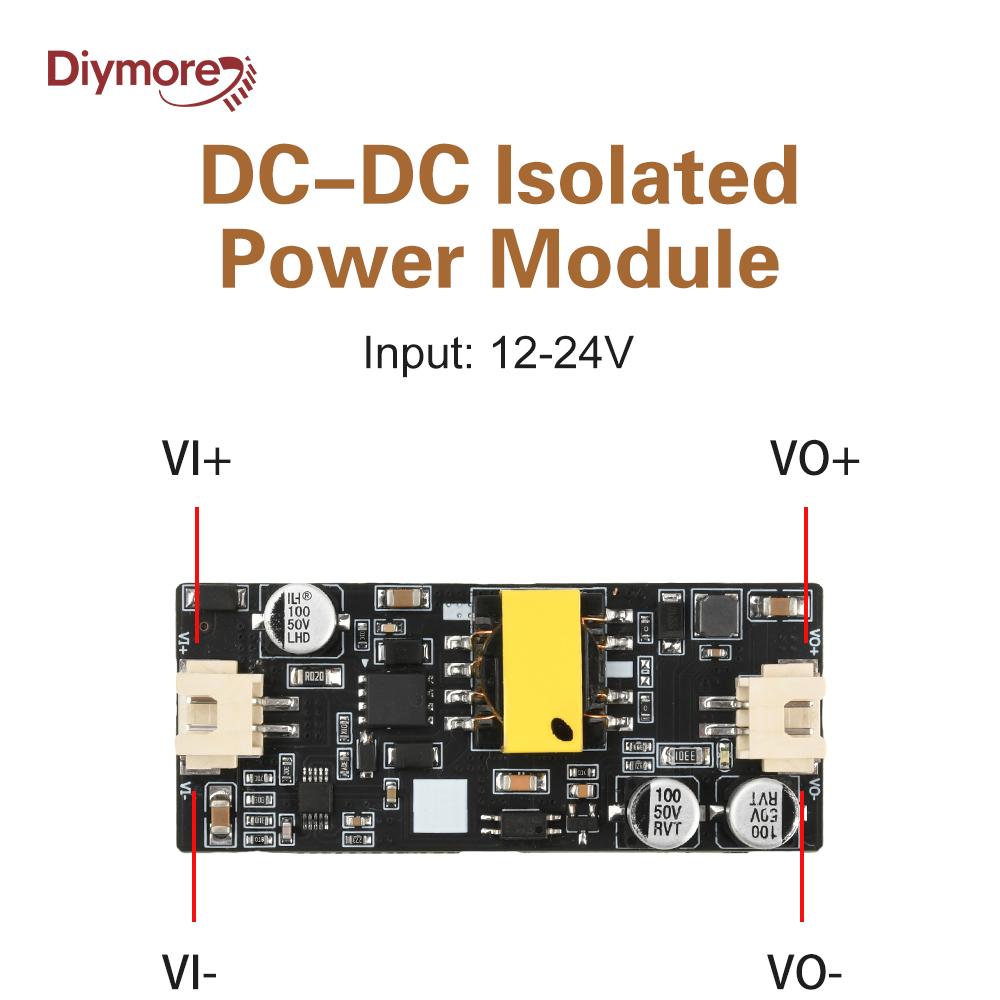 DC-DC Isolated Power Supply Module 12-24V Input 12V24V Output 15W High Efficiency Isolated Power Module