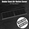 2-piece Under-seat Air Outlet Protection and Anti-blocking Grille Suitable for Tesla Model Y Interior Modification Accessories