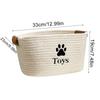 Storage baskets Woven Basket Woven Storage Basket Cube Decorative Box woven rope baskets for Nursery Living Room Clothes