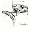 Huitan Cute Fox Open Adjustable Ring for Women Trendy Gold Color/Silver Color Distressed Vintage Party Daily Animal JewelryGood product