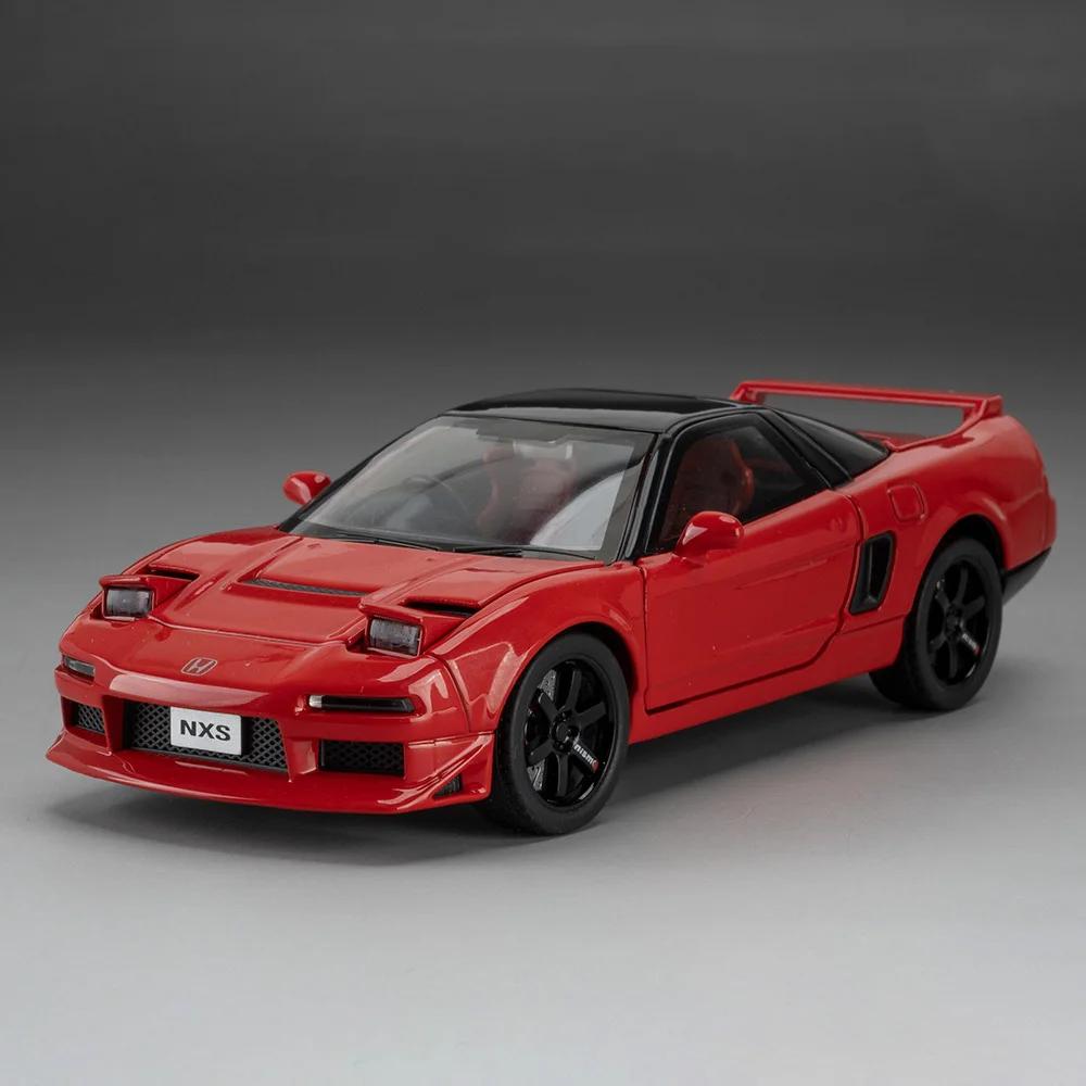1:32 Honda NSX Models Cars Toy 5 Doors Opened Miniature Vehicles with Light Music Pull Back Toy Car Children's Educational Toys ahn256