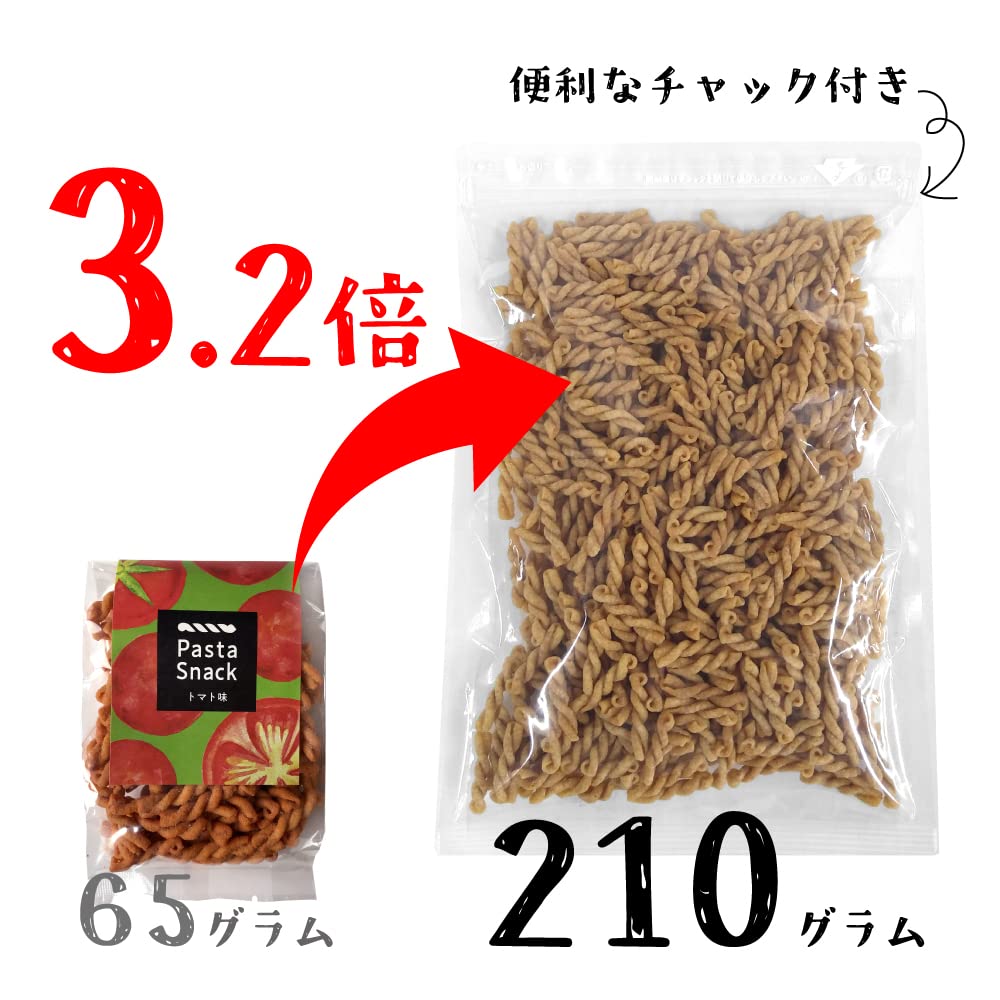 Pasta Snack Tomatengeschmack Wert Gewerbliche Nutzung 210g Sanshu Sohonpo Pasta Snack Knusprige Süßigkeiten Snacks (Tomatengeschmack)