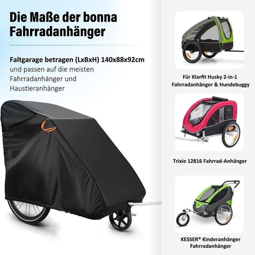 210D bicycle cover bicycle shed bicycle protective cover 140*85*100cm waterproof