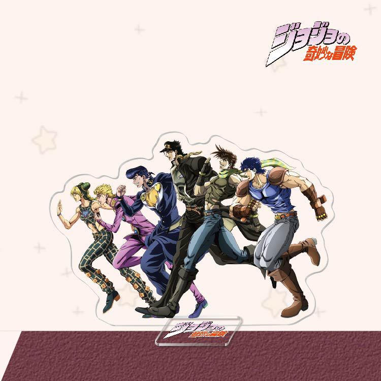 JoJo's Bizarre Adventure Animation Comics Peripheral Toys JOJO Dio Acrylic Stand-Up Sign Anime Action Figure Model Collection