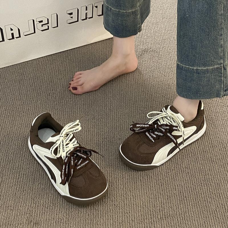 Versatile thick-soled bread super fire leisure sports moral training women's shoes 2025 autumn new popular Forrest Gump shoes women's