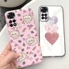 Für Xiaomi Redmi Note 11 4G Hülle Weiches Flüssigsilikon Süße Katze Schöner Stoßfänger Fundas Für Xiaomi Redmi Note 11 Pro Note11s 4G 5G