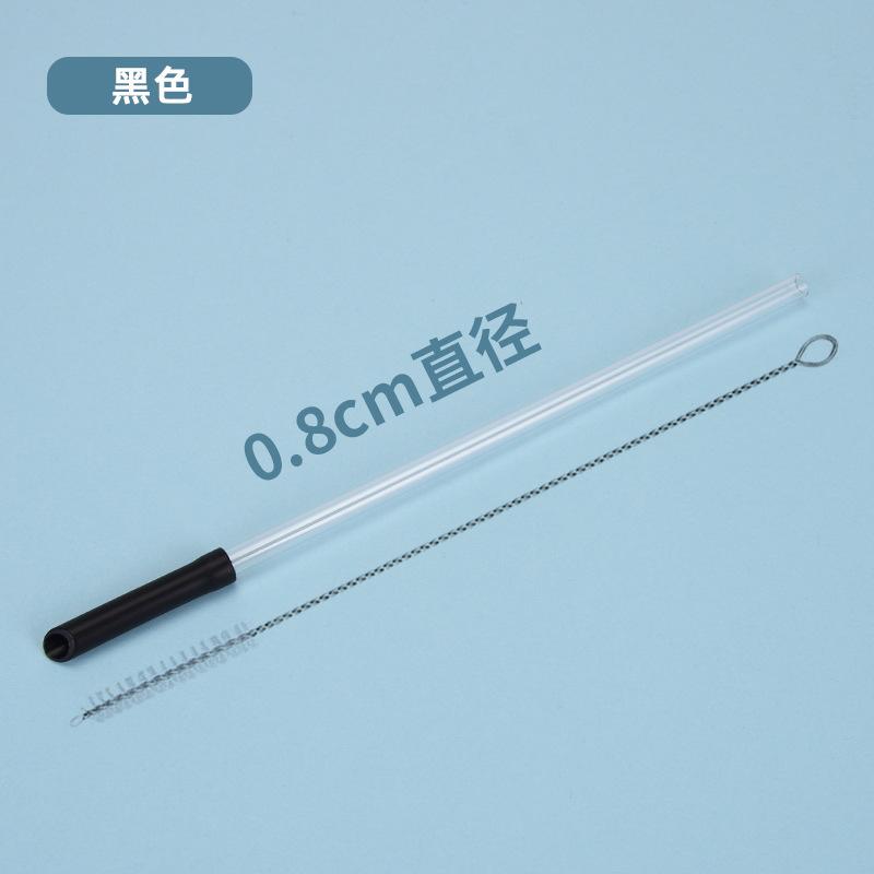0.8Cmtritan Telescopic Straw Multi-Color Optional Set Milk Tea Beverage Reusable Water Cup Straw