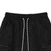 Moseu Utility Memory String Cargo Shorts_Black