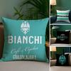 Luxury BBianchi Logo Pillow Case Sofa Living Room Bedroom Doublesided Printing Square Cushion Nap Time Pillow Case