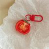 3D Red Tomato Keychain Resin Fruit Charm Cute Pendant For Phone Case/Bag Ideal Birthday Gift For Women And Girls