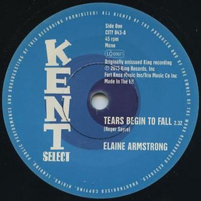 7inch Record ELAIN ARMSTRONG / BETTY MOORE - Tears Begin To Fall / Speed Up CITY043 Kent 2016 UK Soul/Funk