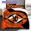 Biancheria da letto con motivo Dundee United FC Decorazione per la casa Regalo di compleanno e per feste (1 * copripiumino + 2 * federa, senza nucleo)