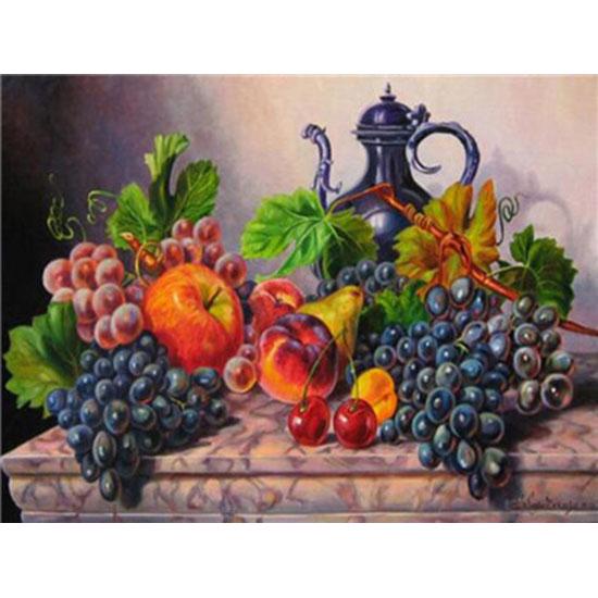 

HUACAN 5D Алмазная вышивка Фрукты Рукоделие Квадратная вышивка крестиком Алмазная картина Декор 40*50 cm