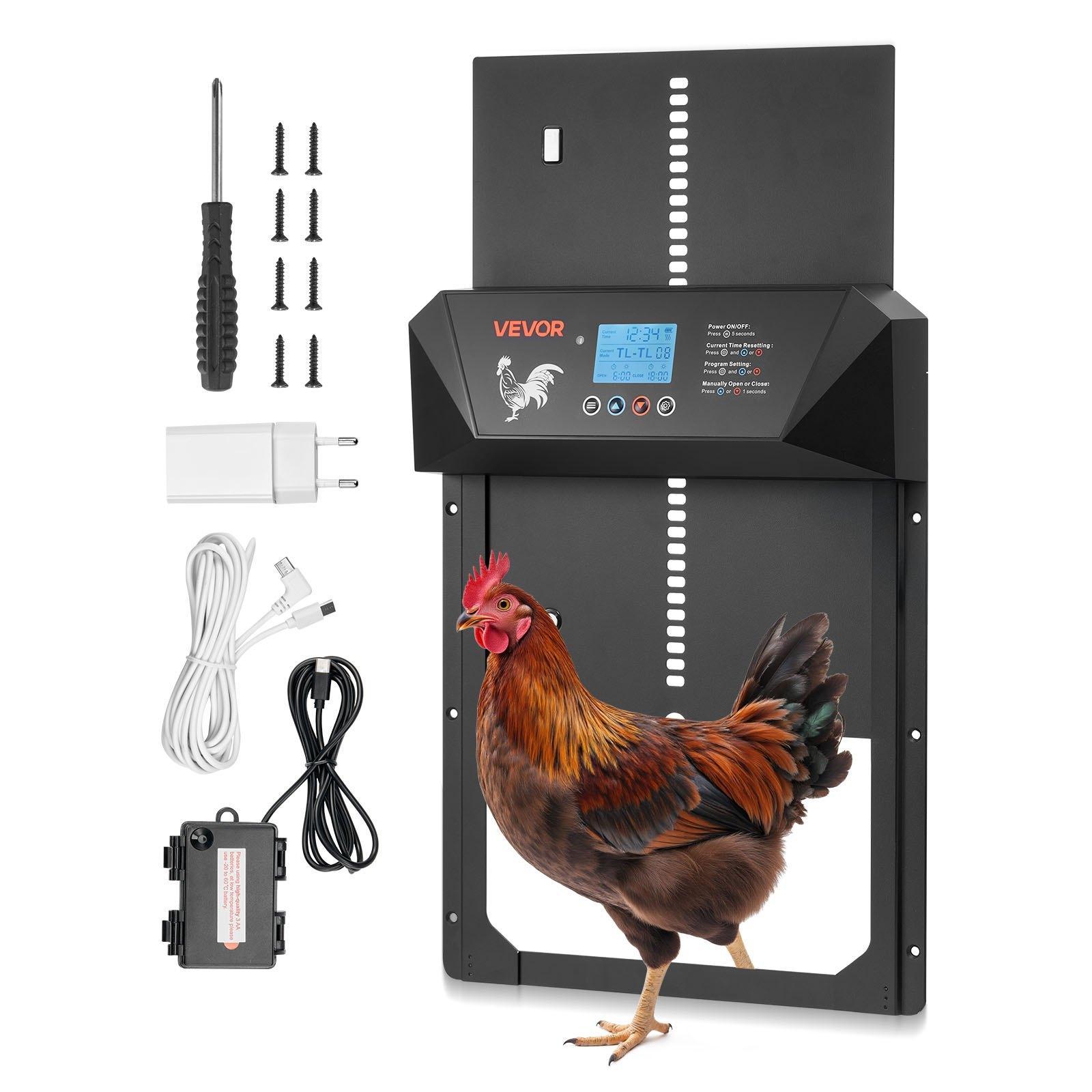 VEVOR Automatic Chicken Coop Door, DC