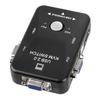 USB VGA KVM Switch 2 Port Share Desktop Laptop Video Monitor LCD Keyboard Mouse