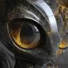 1/2Pcs Enigmatic Cat Sculpture Big Eyes Gaze Black Cat Statue Resin Figurine Home Office Desktop Decoration Ornament