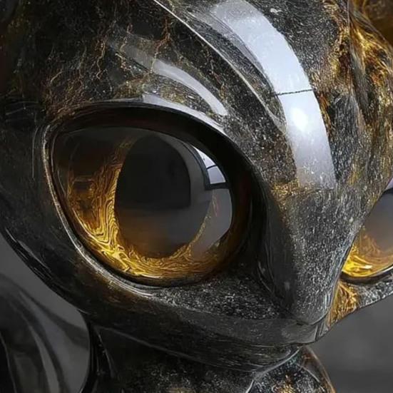1/2Pcs Enigmatic Cat Sculpture Big Eyes Gaze Black Cat Statue Resin Figurine Home Office Desktop Decoration Ornament