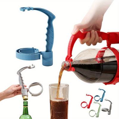 1pc Drink Bottle Grip Creative Coke Grab Handle Plastic Bottle Filling Drink Grip Drink Bottle Carry Handle Grab Handle Drink Bottle Holder