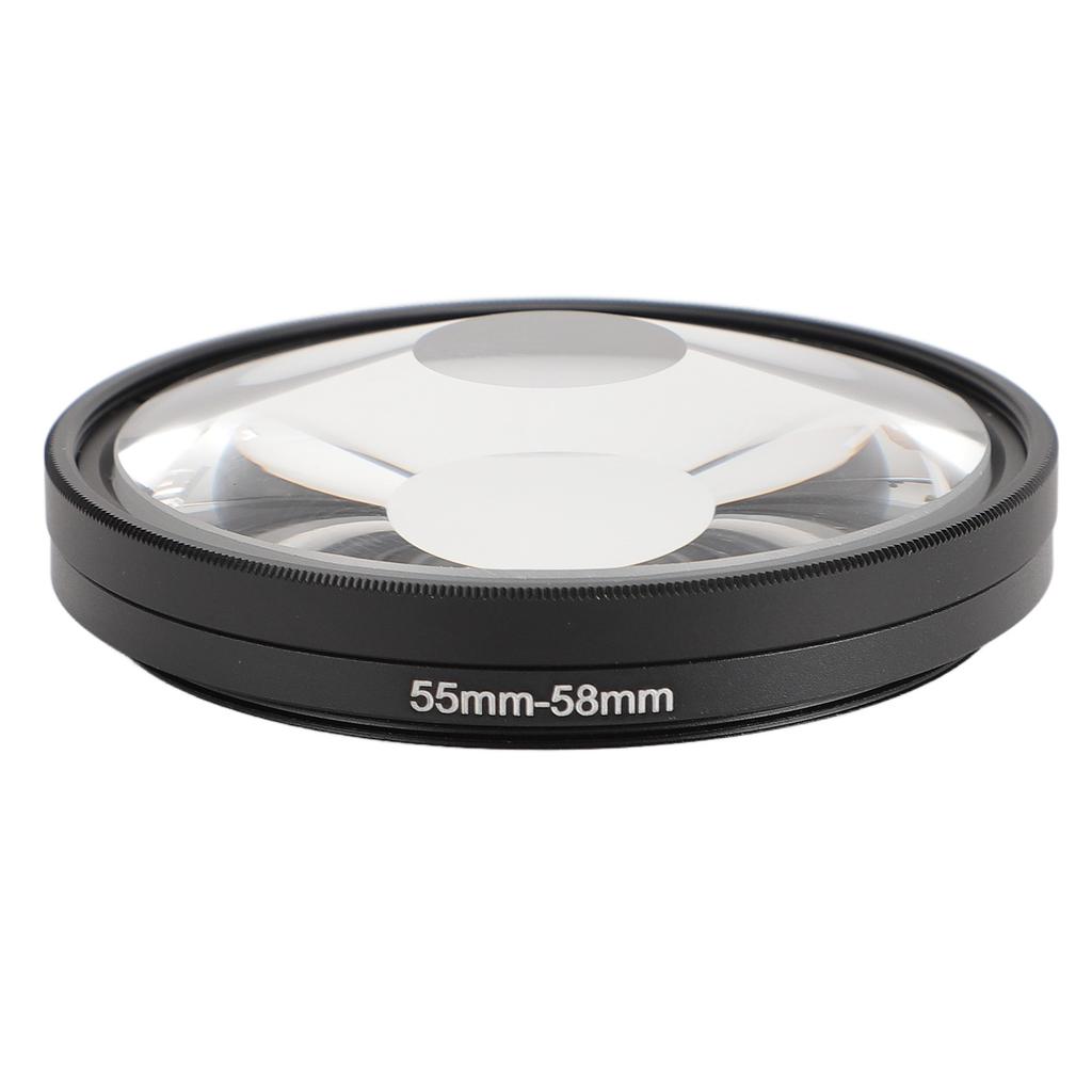 55mm Prisme Linse Tunnelsyn Forvrengt Virvelstrøm Virvel Prisme Vri Uskarphetseffekt Filter Kameraeffekt