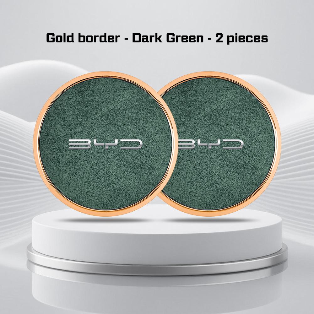 Universal Car Cup Holder Coaster Anti-slip Water-proof Cup Mat For BYD Song Plus Yuan Pro Tang EV F0 F3 Seal Han Qin Accessories