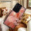 Phone Case: 2D Flat Samsung Galaxy A34 A35 M05 M06 S20 S22 S21 FE Plus 5G Protective Case, Couple Style, Pink Sand Rose, Christmas and Halloween Gift