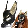 Maschera di Halloween Retrò Oggetti di Scena Cosplay Maschera di Anubi Uomo Signora Decorazione di Halloween Plastica Oggetti di Scena per Feste Festival Maschere Cosplay per Adulti