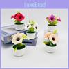 Chrysanthemum Realistic Faux Potted Plant Durable Indoor Home Wedding Decor