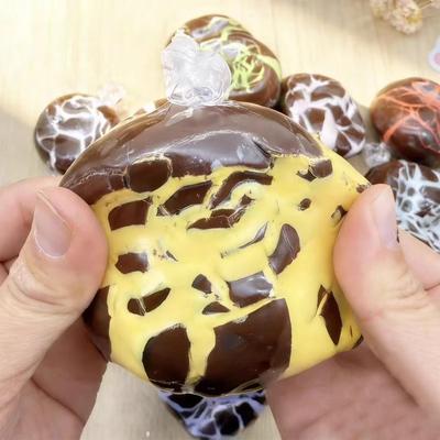 Chrupiąca Chrupiąca Czekoladowa Piłeczka do Ściskania Zabawka Fidget Powolne Odbicie Antystresowa Zabawka Sensoryczna Miękka do Ściskania Zabawka Odstresowująca