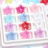 TX13 Pentagram Niche Girl Wind Sweet Design Filling Bead Bracelet Spacer Acrylic Hollow Star Necklace DIY Jewelry Accessorie