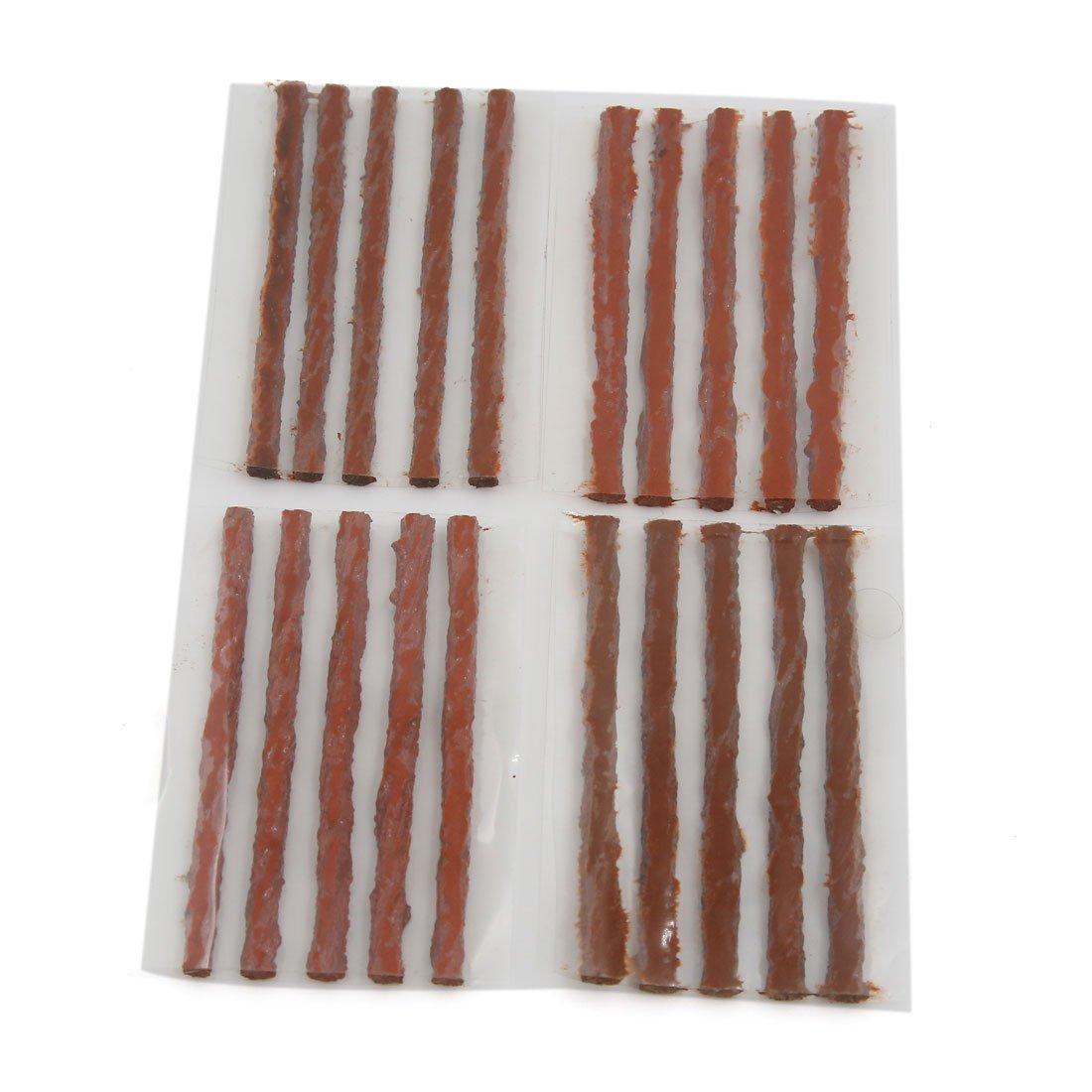 

uxcell Punk Repair Kit, Tire Repair Rubber Strip, Tubeless, For Bicycles and Cars, Pack of 20