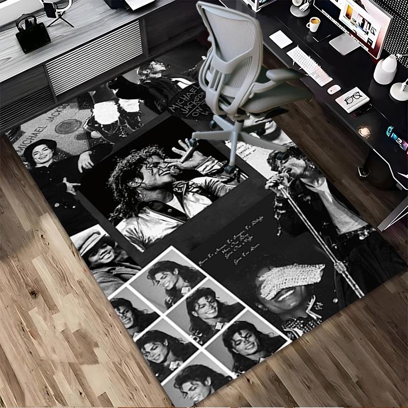 Michael Jackson Living Room Nonslip Area Rug Soft Carpet For Bedroom Gameoom Playroom Sofa Office Home Decor Doormat