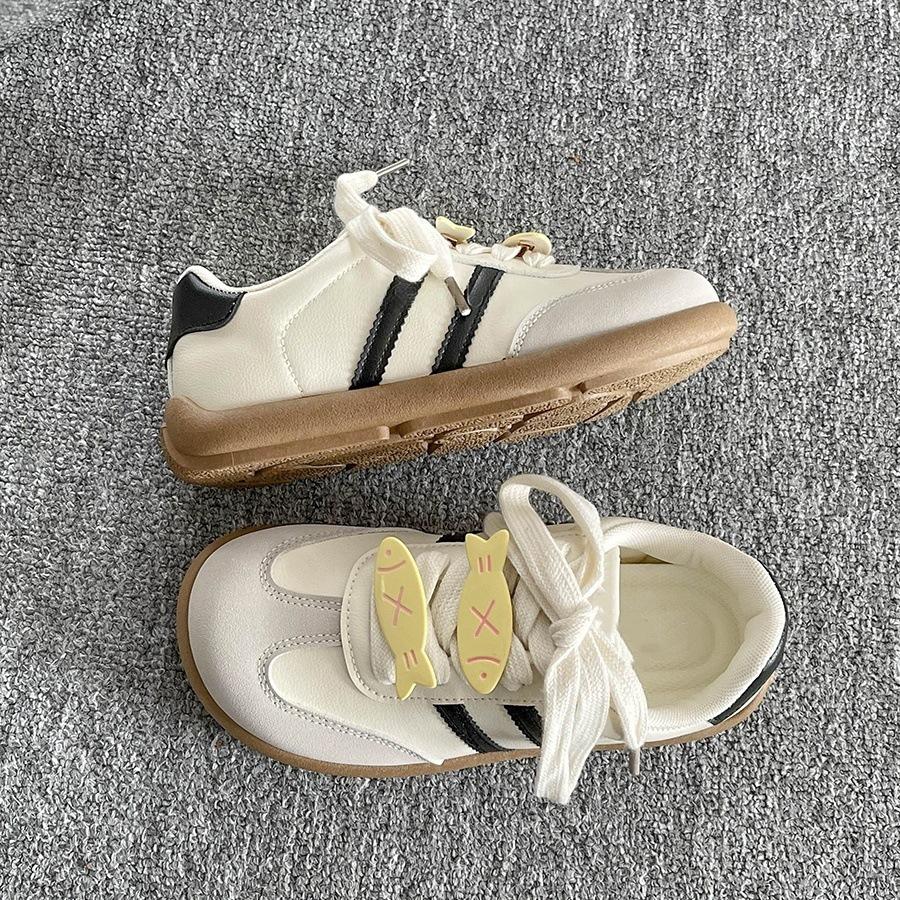 Autumn Platform White Shoes Women's New Women's Versatile Breathable Trend Retro