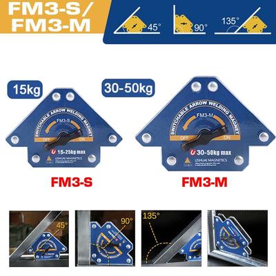 FM3-S FM3-M mocne magnetyczne uchwyty spawalnicze ustawnik kątowy On / Off przełączalna strzałka spawanie magnesy narzędzia