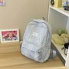 Plaid Schoolbag Women's Backpack Junior High School Students Campus Backpack