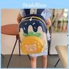 Large Capacity Lightweight Nylon Kindergarten Backpack For Kids With Breathable Design