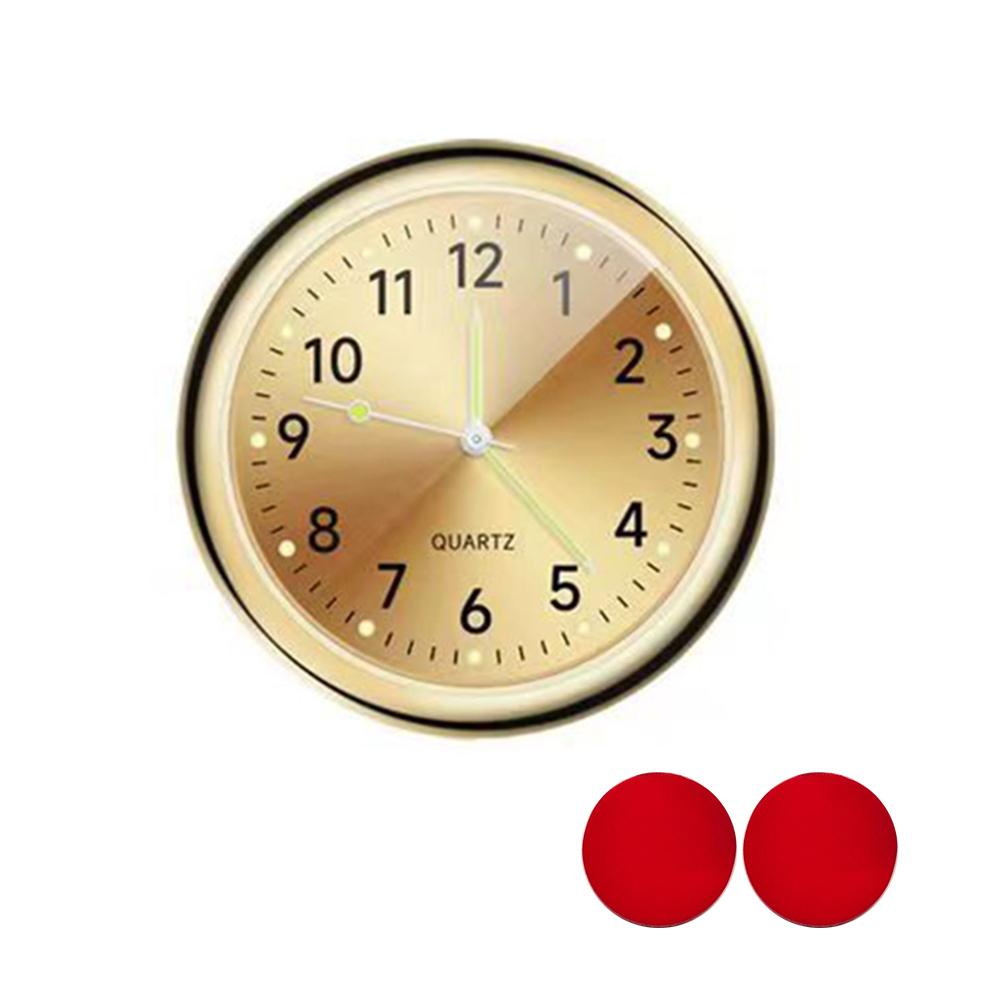 Car Quartz Clock Mini Watch Mini Electronic Clock Waterproof Bicycle Motorcycle Watch Auto Car Clock Dashboard Clock In Car