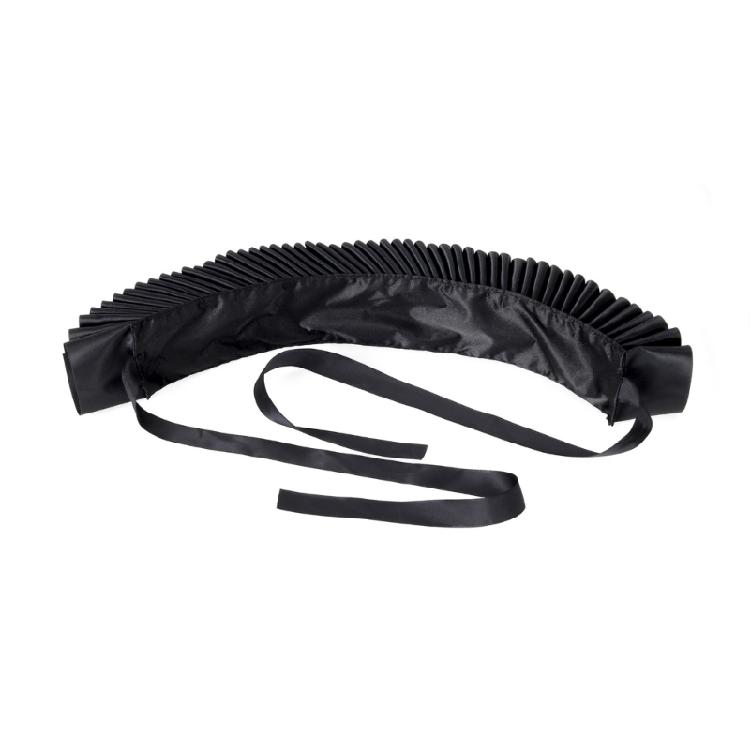 Renaissances Webbing Ruffled Choker Necklace Clown False Collar and Cuffs Set for Theatrical Props and Cosplay Costume