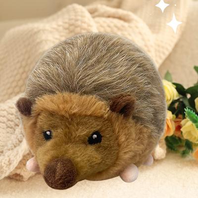 Simuliertes Igel-Plüschtier, quietschendes Stofftier, pädagogisches Plüschtier, Modellpuppe, Home-Office-Schlafzimmer-Dekoration, Kinder, Erwachsene, Weihnachts- und Geburtstagsgeschenk
