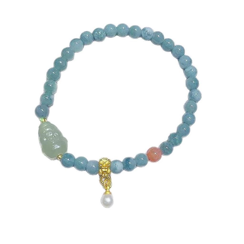 Hetian Jade Pixiu Zodiac Bracelet – Simple Unisex Design