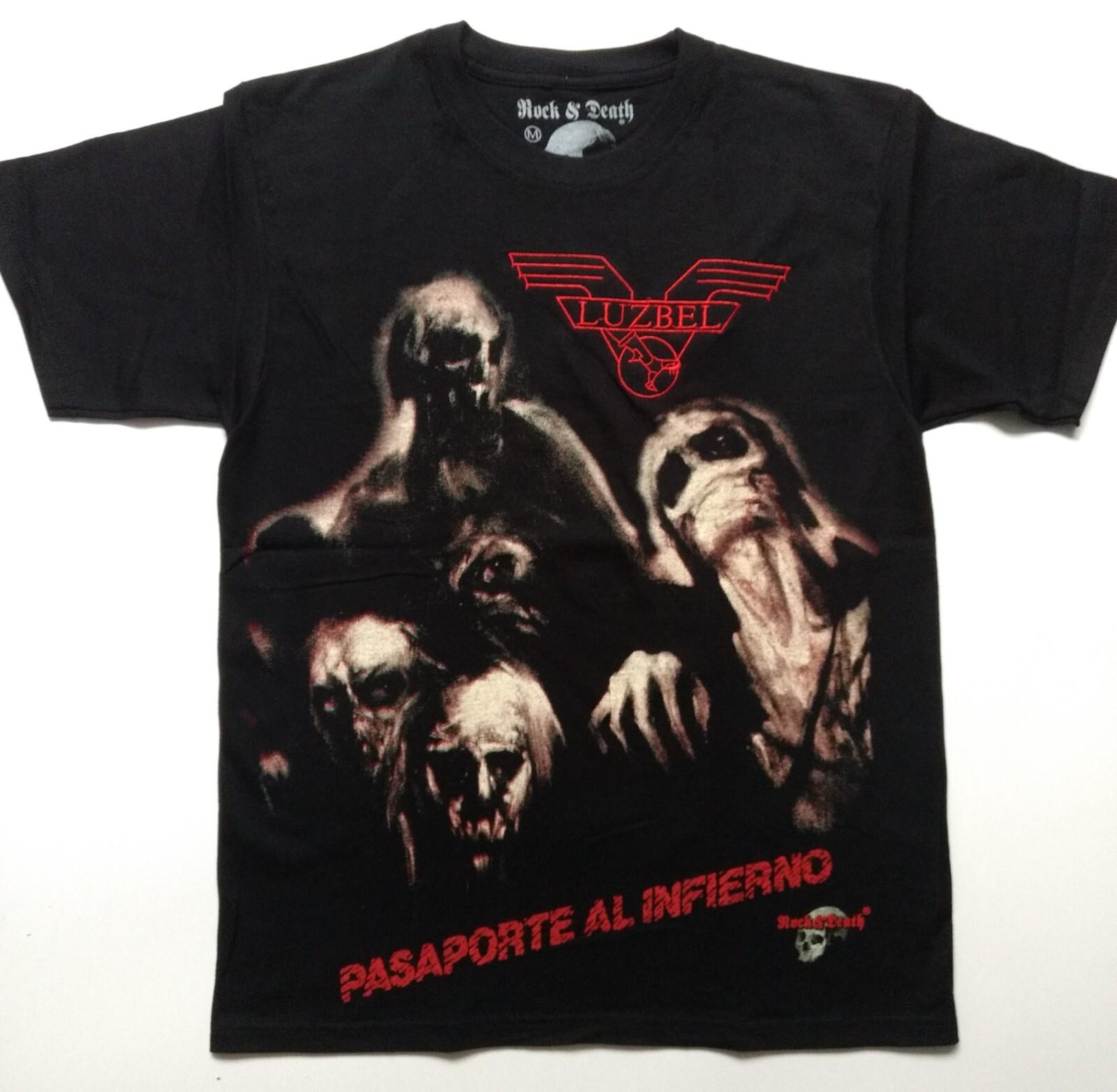 LUZBEL T-Shirt RARE Embroidered Logo Lvzbel Transmetal Leprosy Especimen Metal XXXXL