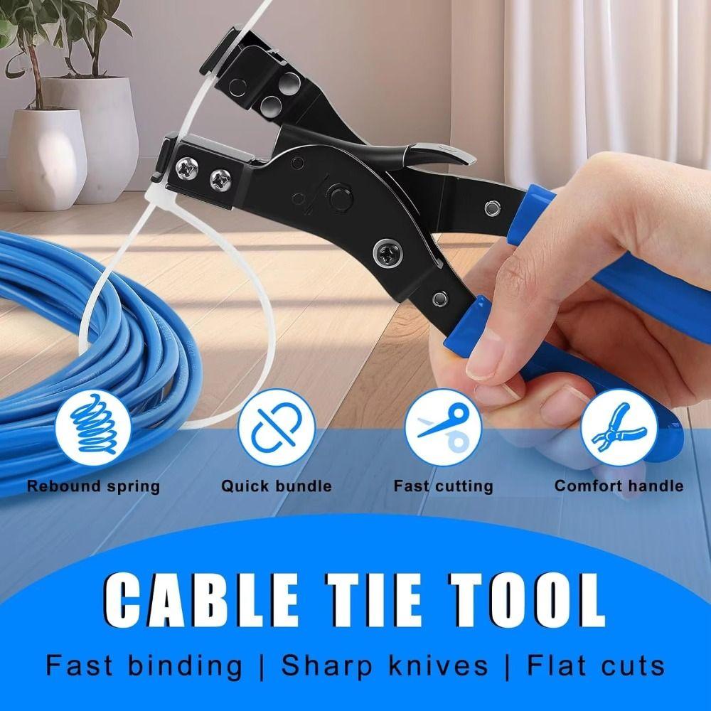 Multipurpose Cable Tie Tool Manual Winding Binding Bundle Tool Manual Winding Tool Wrapping Tasks