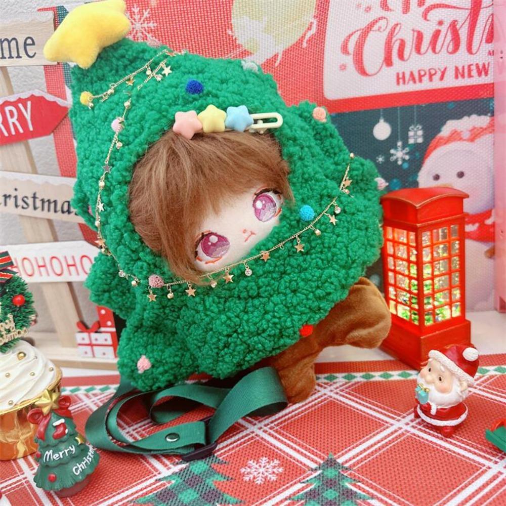 Crossbody 20CM Cotton Doll Clothes Christmas Tree Plush Toys Clothes  Doll Accessory