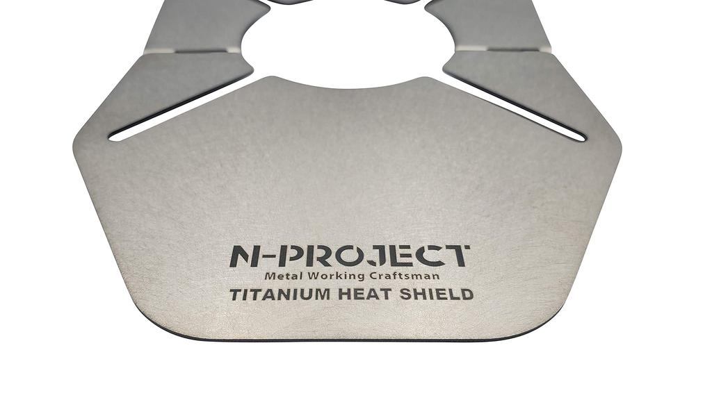 N-project Titanium Split Heat Shield for SOTO ST-310 and ST340, Made in Japan (ST-310 Only)