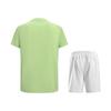 Li-Ning Creative Logo Loose Fit Pullover Short Sleeve Top Lightweight Quick Dry Versatile Fashion Shorts Casual Sports Set ATSV627-3+AAPV137-2