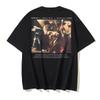 Off-White 2025 Summer New Caravaggio Religious Oil Painting Printed Short Sleeved T-shirt for Men and Women