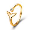 Fashion DNA Chemistry Molecule Open Rings For Women Men Simple Style Rose Silver Color Finger Jewelry Party Gifts