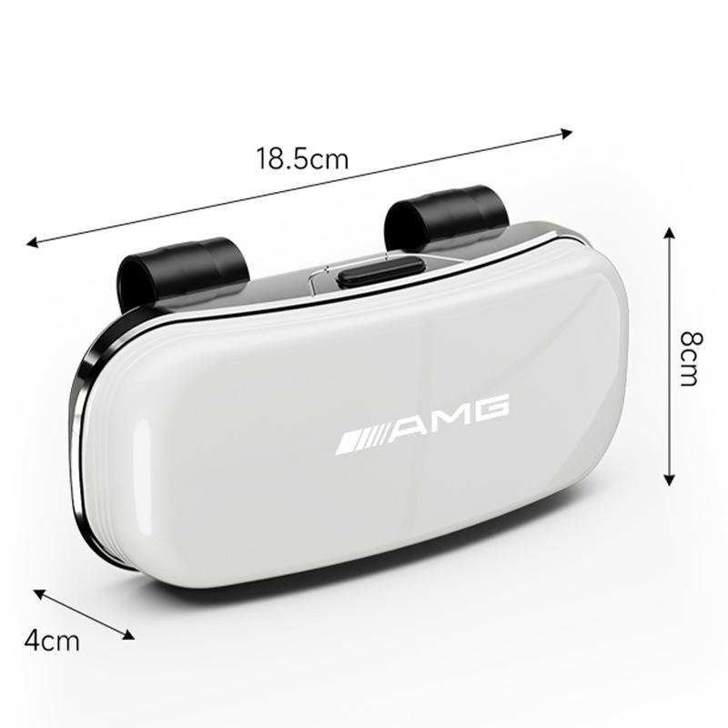Car Visor Glasses Box Auto Sunglasses Storage Case Accessories Car Hub Cap For Mercedes Benz AMG W214 W205 W204 W206 W213 W212 W