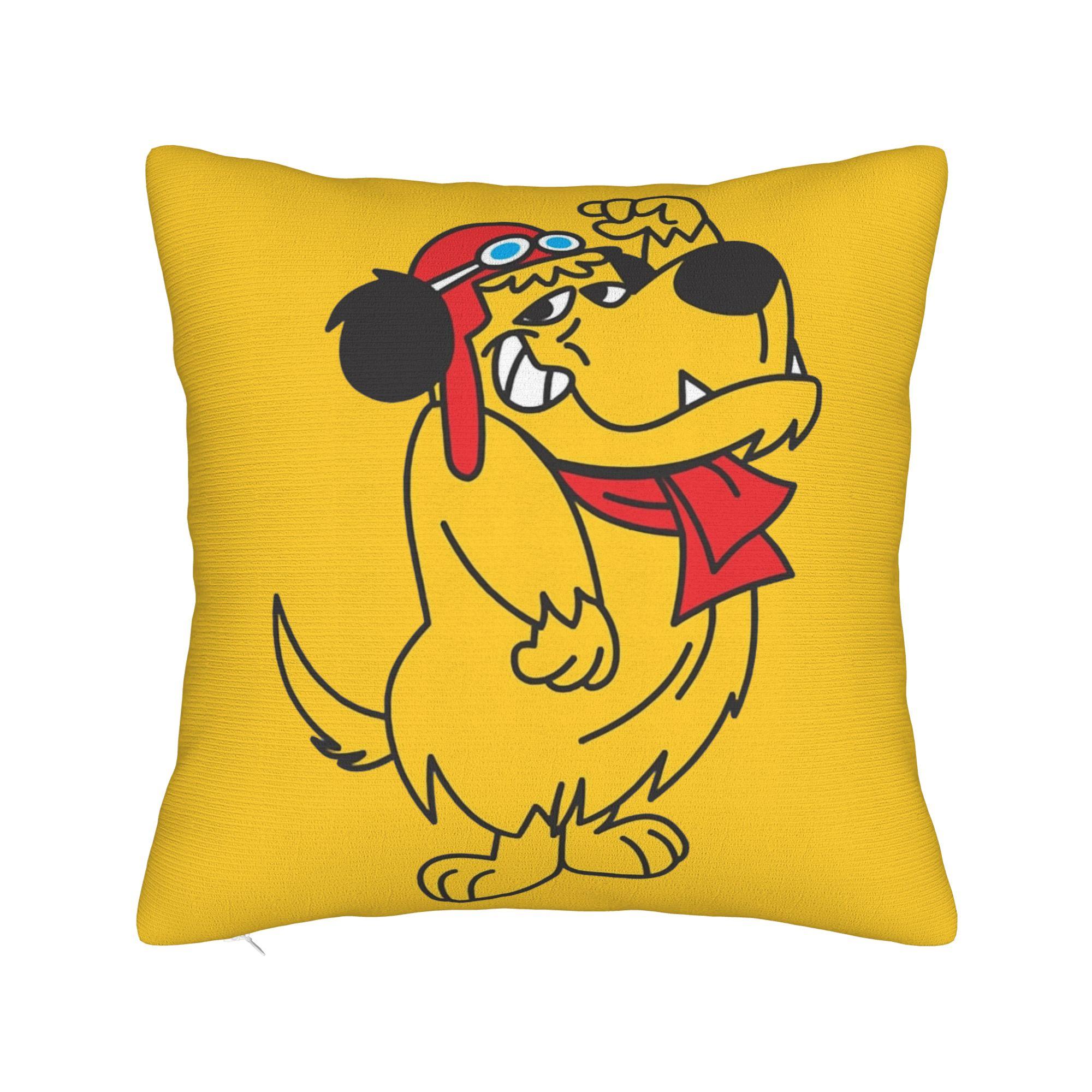 

Wacky Races Muttley Cartoon Pillowcase Printed Fabric Cushion Cover Decoration Pillow Case Cover Chair Square 40*40cm 30x30cm 12x12in