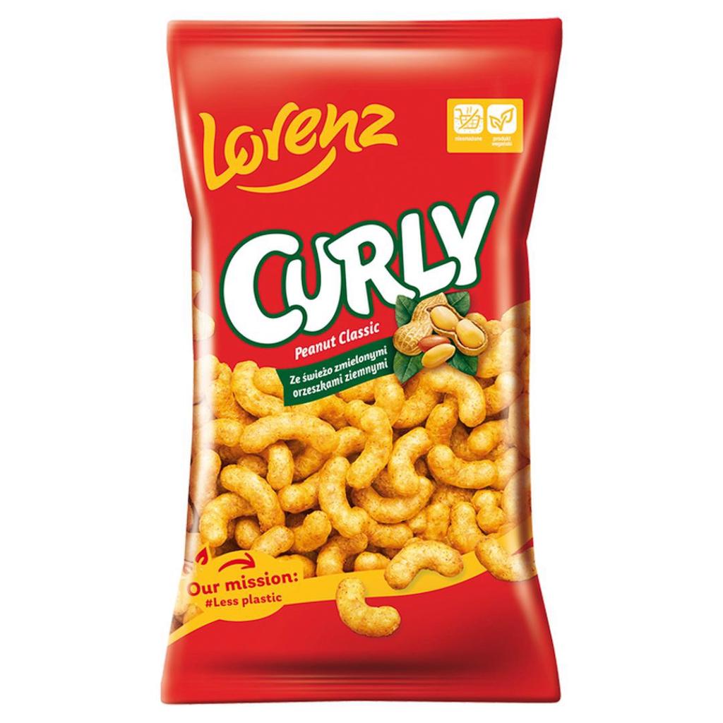 Chips de maïs ondulées aux cacahuètes fraîchement moulues 120 g