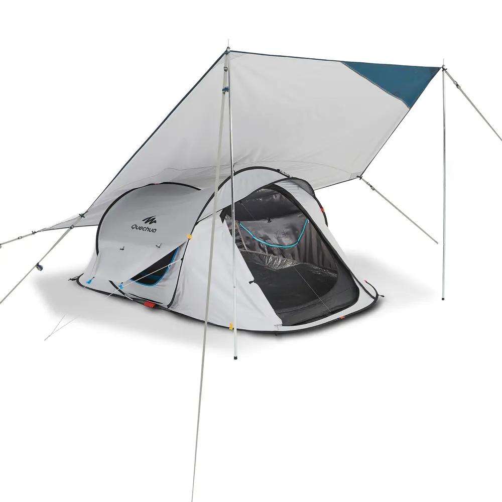 DECATHLON Canopy Manual Construction Sunshade and Rain Shelter Multifunctional Large Space Outdoor Camping Accessories